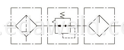 Three Combination Air Source Treatment Unit